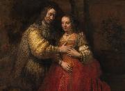 REMBRANDT Harmenszoon van Rijn The Femish Bride (mk33) Spain oil painting artist